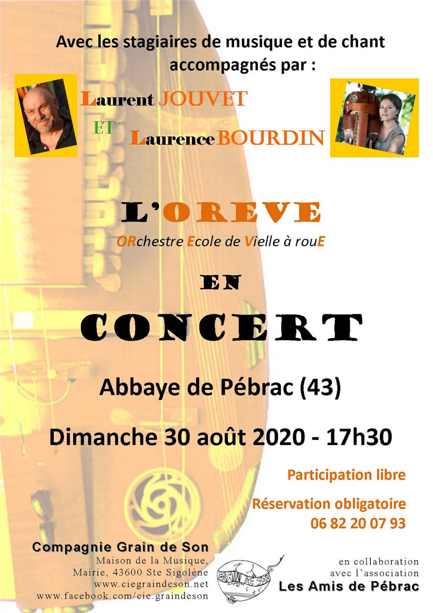 Affiche concert Pebrac 2020